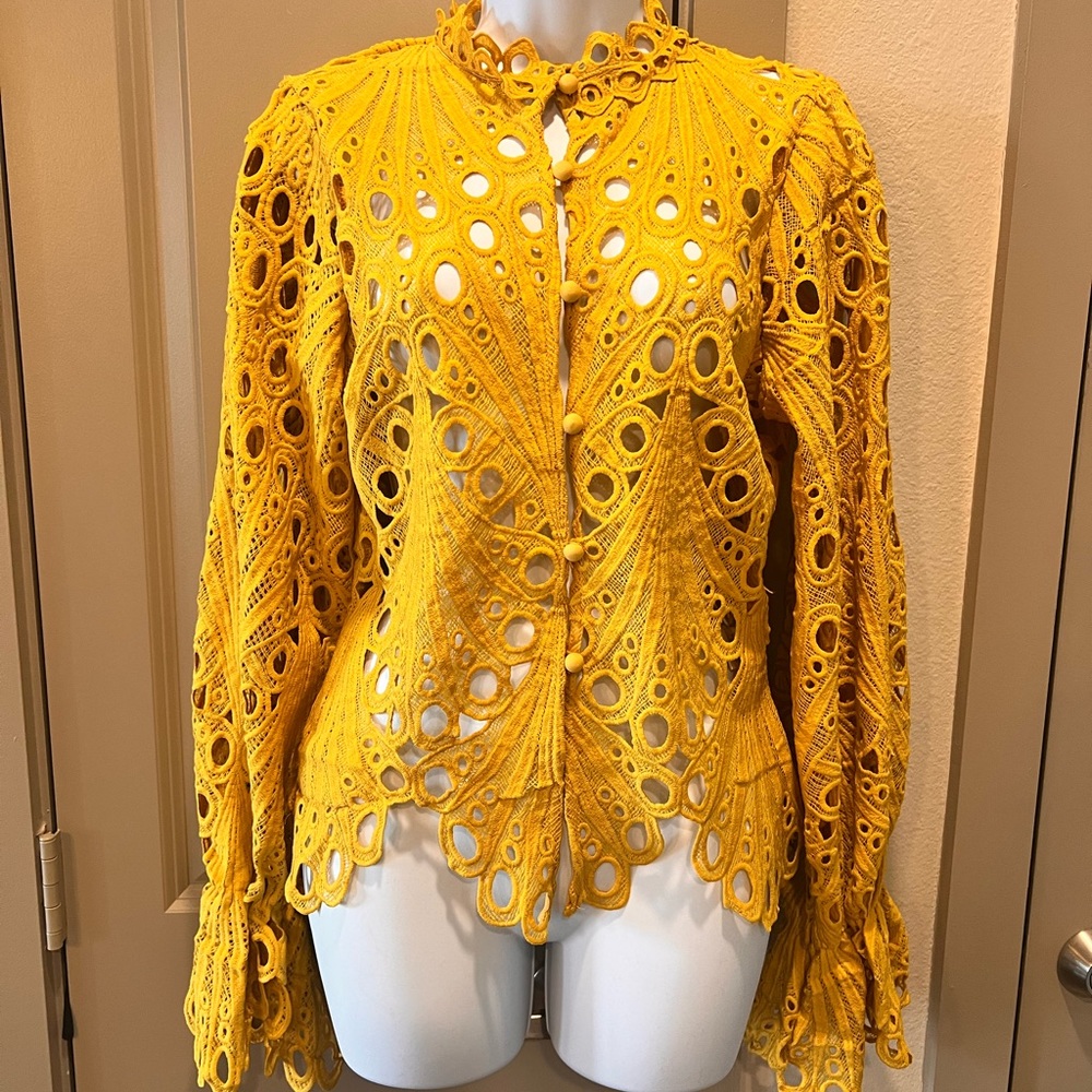 NWT: Fashion Nova Mustard Top - Picture 3 of 6